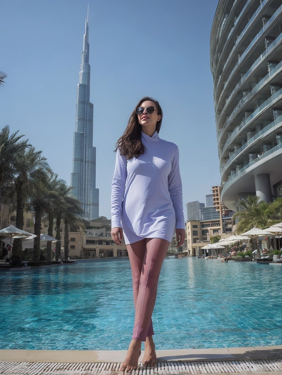 Bahr-bikini Lilas — Maillot de Bain Couvrant Couvrance Totale – Image 2